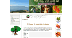 Desktop Screenshot of mcmullinorchards.com